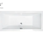 Besco QUADRO SLIM 165x75 cm egyenes kád, fehér WAQ-165-SLBesco Rendeld meg most