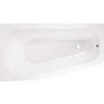 Ne maradj le Besco LUNA 150x80 cm balos aszimmetrikus kád, fehér WAL-150-NLBesco
