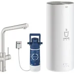 Grohe Red Duo csaptelep és kombi bojler L méret (7 liter), supersteel 30325DC1Grohe Rendeld meg most
