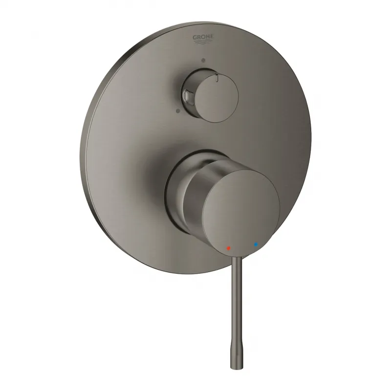 Grohe Essence egykaros falba épített csaptelep 3 fogyasztóhoz, Brushed hard graphite 24092AL1Grohe Biztonságos fizetés