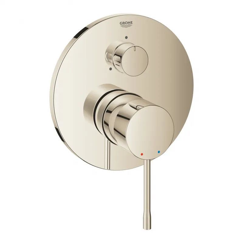 Biztonságos fizetés Grohe Essence egykaros falba épített csaptelep 3 fogyasztóhoz, polished nickel 24092BE1Grohe