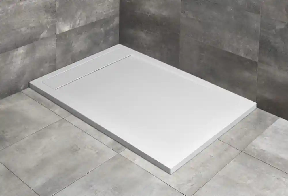 Radaway Teos F 160x80 cm szögletes öntöttmárvány zuhanytálca, fehér HTF16080-04Radaway Exkluzív ajánlat