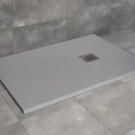 Újdonság Radaway Kios F 180x80 cm szögletes öntöttmárvány zuhanytálca, szürke KF1880-52Radaway