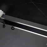 Legkelendőbb Pestan CONFLUO Premium line Króm/Fekete-üveg zuhanyfolyóka, 450 mm 13000291Pestan