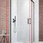 Radaway Idea Black KDD szögletes fekete zuhanykabin 80 cm (csak a balos fél) 387061-54-01LRadaway Biztonságos fizetés