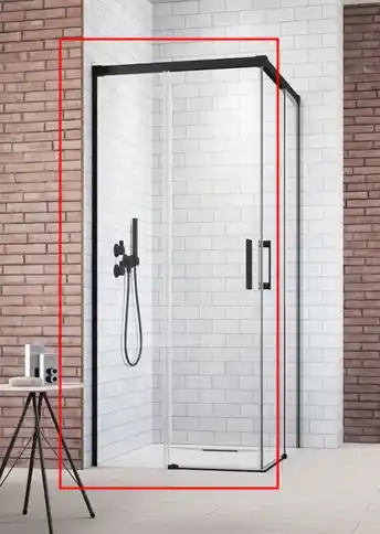 Radaway Idea Black KDD szögletes fekete zuhanykabin 80 cm (csak a balos fél) 387061-54-01LRadaway Biztonságos fizetés