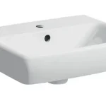 Olcsó Geberit Selnova Square 45x35 cm kézmosó, fehér 500.322.01.1Geberit