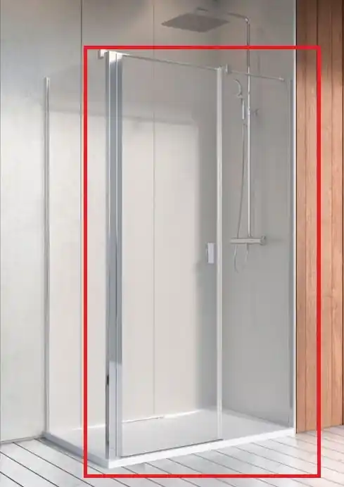 Radaway Nes KDS II 90 szögletes zuhanykabin (ajtó része), jobbos 10033090-01-01RRadaway Csak ma