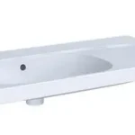 Expressz kézbesítés Geberit Acanto 90x48,2 cm mosdó pakolófelülettel jobb oldalon, csaplyuk nélkül 500.626.01.2Geberit