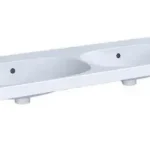 Expressz kézbesítés Geberit Acanto 120x48,2 cm dupla mosdó, csaplyuk nélkül 500.628.01.2Geberit