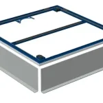 Geberit szerelőkeret Setaplano zuhanyfelületekhez, 80x80 cm, 4 lábhoz 154.460.00.1Geberit Vedd meg most