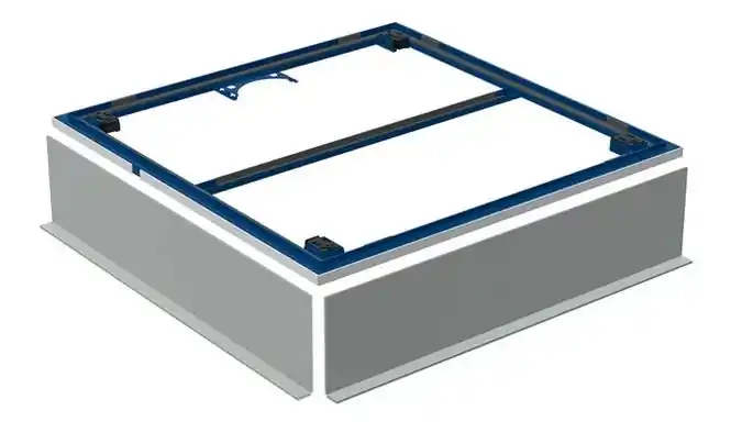 Geberit szerelőkeret Setaplano zuhanyfelületekhez, 80x80 cm, 4 lábhoz 154.460.00.1Geberit Vedd meg most
