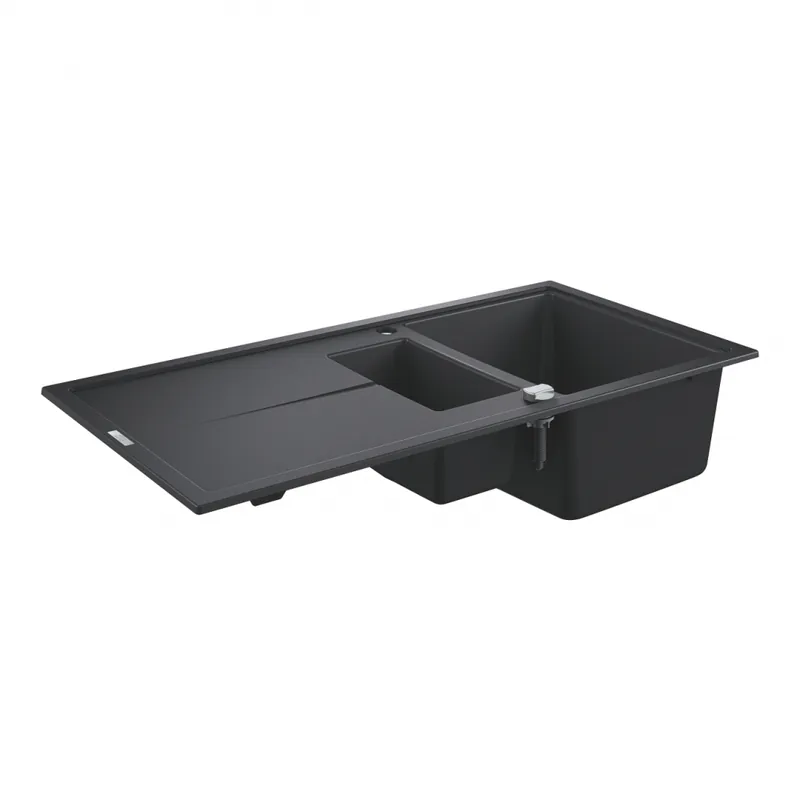 Azonnali szállítás Grohe K400 60-C 100/50 1.5 Composite mosogató, gránit fekete 31642AP0Grohe