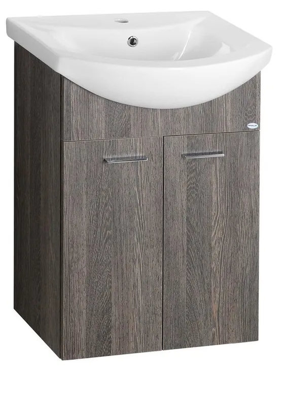 Kiárusítás AQUALINE ZOJA mosdótartó szekrény, 2 ajtós, mali wenge 51056Aqualine