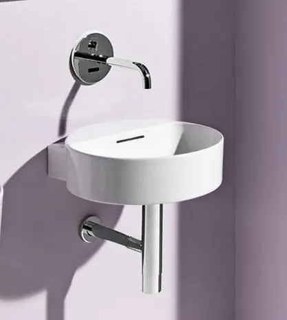 Laufen VAL 40x42,5 cm kézmosó csaplyuk nélkül, fehér LCC felülettel H815284001091Laufen Biztonságos fizetés