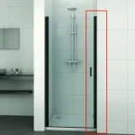 Biztonságos vásárlás Sanotechnik ELITE fali fogadó profil T80B/T90B zuhanyajtóhoz, fekete D1100BSanotechnik