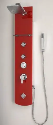 Ne maradj le Sanotechnik ZANZIBAR zuhanypanel, piros üveg DG9039Sanotechnik