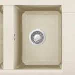 Elleci Easy 500 két medence csepegtetővel gránit mosogató, G62 Bianco Antico LGY50062Elleci Biztonságos fizetés