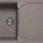 Korlátozott ajánlat Elleci Ego 400 egy medence csepegtetővel gránit mosogató, M73 Titanium LME40073Elleci