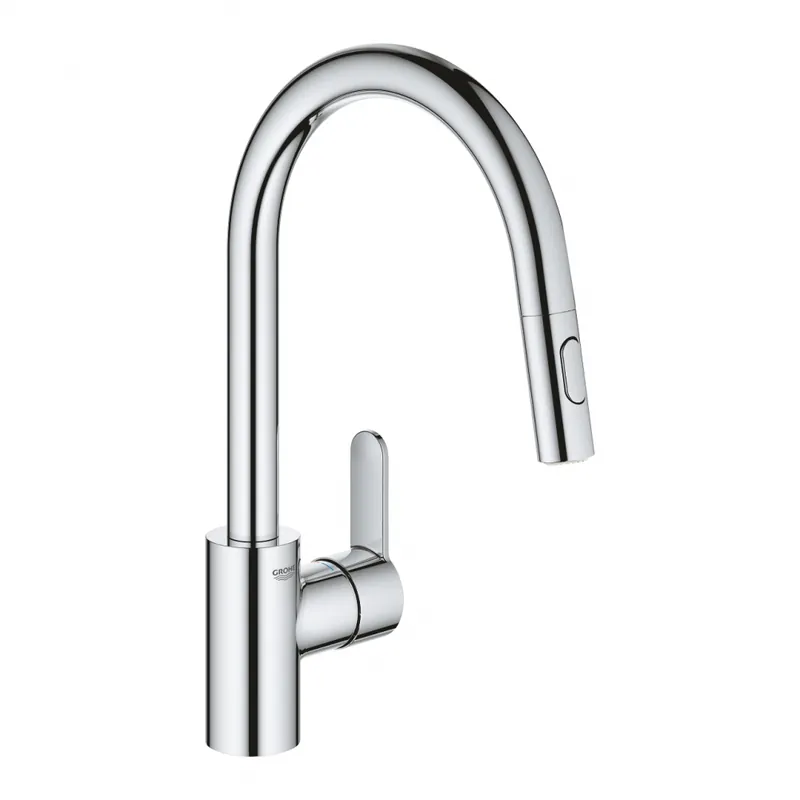 Grohe Eurostyle Cosmopolitan mosogató csaptelep kihúzható, váltós gyöngyöztetővel 31482003Grohe Alacsony ár