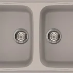 Elleci Master 450 két medencés gránit mosogató, M79 Aluminium LMM45079Elleci Kedvezményes ár