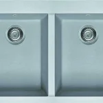 Népszerű Elleci Quadra 340 két medencés gránit mosogató M79 Aluminium LMQ34079BTPElleci