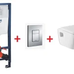 Legkelendőbb Grohe Rapid SL falsík alatti wc tartály komplett szett SZP-GR93 (38528001, 38732000, Roca-A346477000, Roca-A801470004)Grohe