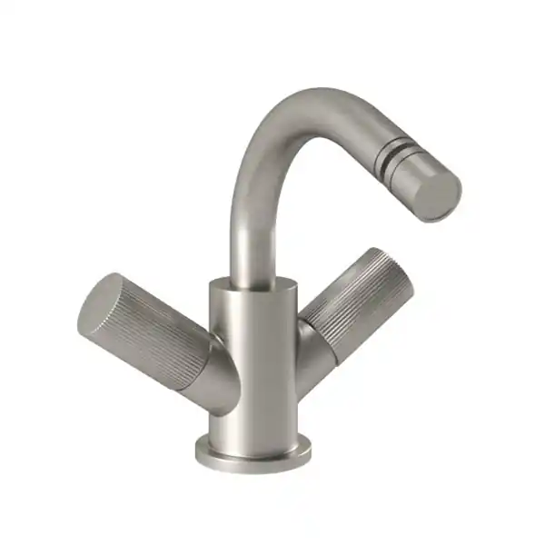 Akciós ár Bugnatese MOON Bidet csaptelep leeresztővel, szálcsiszolt nikkel 7144NSBugnatese