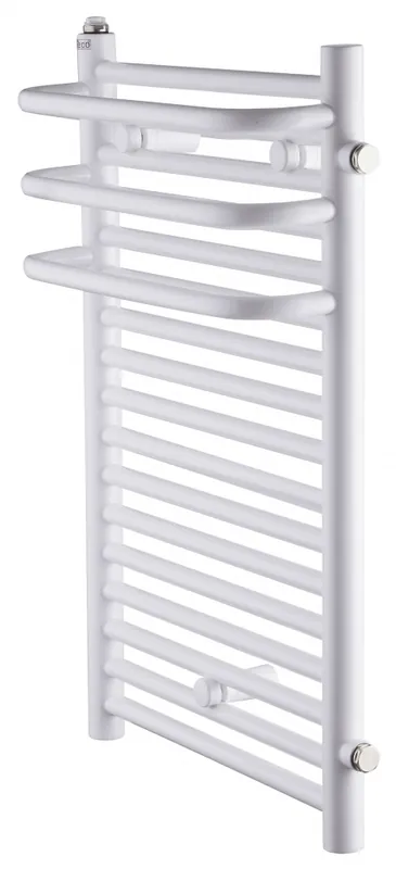 Radeco ARIA A1-500/1 design törölközőszárítós csőradiátor (380 W, fehér, 495x535 mm)Radeco Outlet