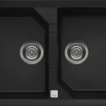 Elleci Tekno 450 két medencés gránit mosogató, G40 Nero LGT45040Elleci Árengedmény
