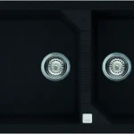 Azonnal elérhető Elleci Tekno 490 két medencés gránit mosogató G59 Antracite LGT49059Elleci