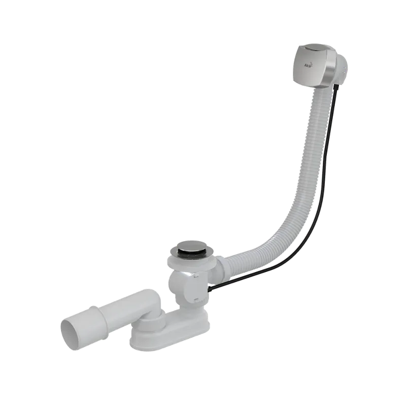 Outlet Alcaplast A553K Automata kádszifon készlet, fém 570 mmAlcaplast