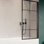 Végkiárusítás Radaway Nes Black PNJ I 90 Factory J kádparaván 10011090-54-55RRadaway
