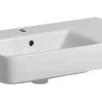 Geberit Selnova Compact 65x37 cm mosdó jobb oldali pakolófelülettel 501.551.00.1Geberit Csak ma