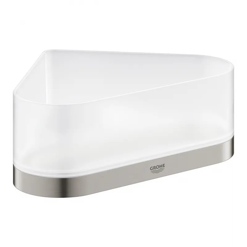 Grohe Selection sarok zuhanytermék tartó, tartókonzollal, matt supersteel 41038DC0Grohe Azonnal elérhető