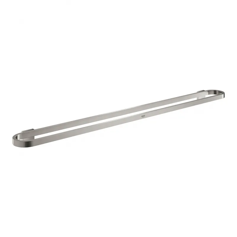 Korlátozott ajánlat Grohe Selection fali fürdőlepedő tartó, matt supersteel 41058DC0Grohe