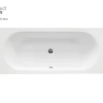 Besco VITAE SLIM 170x75 cm egyenes kád, fehér WAV-170-SLBesco Olcsóbb