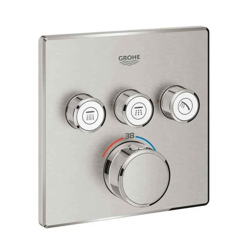 GROHE Grohtherm SmartControl termosztátos színkészlet, matt szuperacél 29126DC0Grohe Legjobb ár