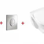 Grohe Rapid SL falsík alatti wc tartály komplett szett SZP-GR41 (38528001, 38505000, Alföldi-7047R001, Alföldi-87809501)Grohe Kihagyhatatlan ajánlat