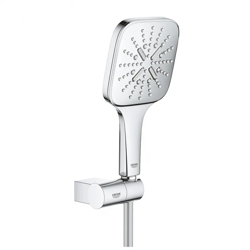 GROHE Rainshower SmartActive 130 Cube Falitartós zuhanygarnitúra, 3 féle vízsugaras kézizuhannyal, króm 26588000Grohe Biztonságos vásárlás
