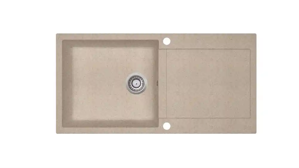 Bestseller Evido Cubo XL 6S gránit mosogató, homok 105535Evido