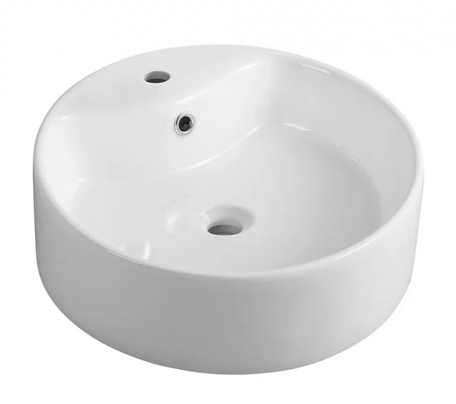 Végkiárusítás Sapho AQUALINE 40 cm kerámiamosdó, fehér 49413Aqualine