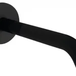 Vedd meg online Sapho Fali kerek kifolyócső, 165mm, matt fekete (BO515)Sapho