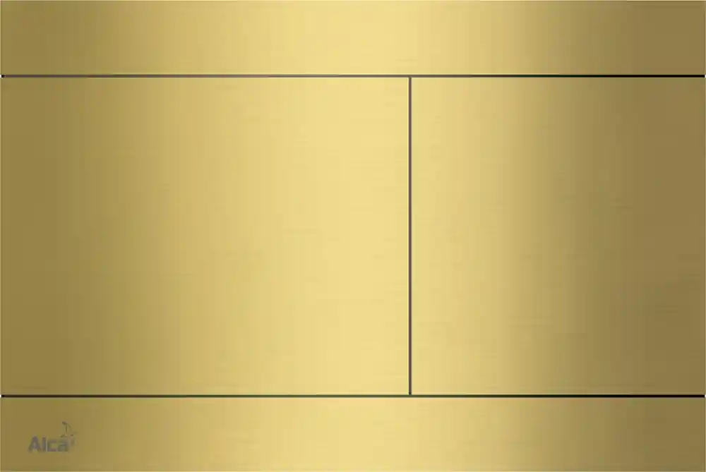 ALCA (Alcaplast) FUN-BRASS Nyomólap a falsík alatti szerelési rendszerekhez, sárgarézAlcaplast Kiárusítás