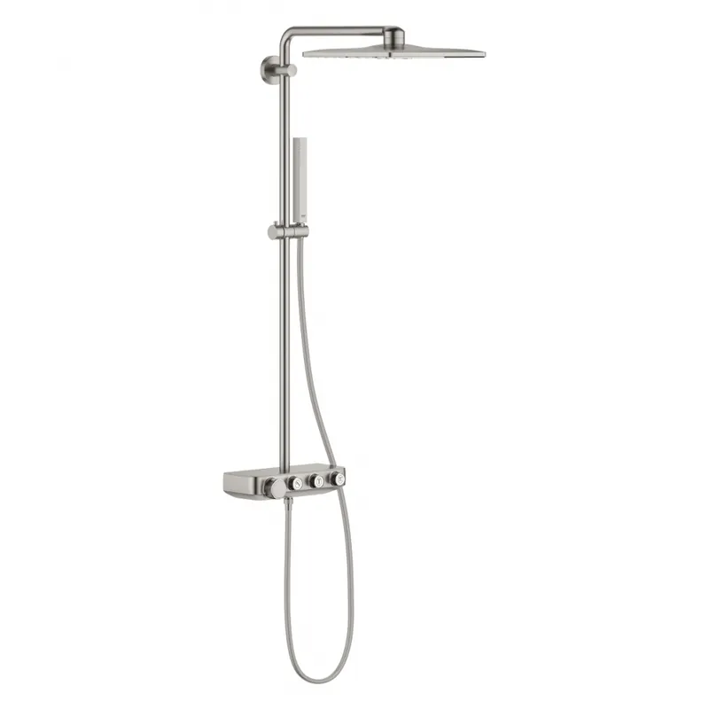 Grohe Euphoria SmartControl System 310 Cube Duo Termosztátos zuhanyrendszer matt szuperacél 26508DC0Grohe Exkluzív ajánlat