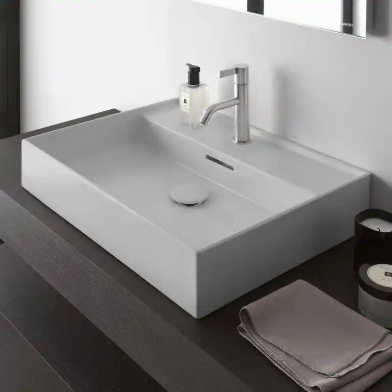 Laufen KARTELL BY LAUFEN 50x46 cm mosdó, alsó felülete csiszolt, matt szürke H8163327591041Laufen Olcsó