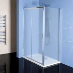 POLYSAN EASY LINE zuhanyajtó oldalfallal, 110x90 cm, BRICK üveg EL1138EL3338Polysan Népszerű