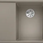 Ne maradj le BLANCO AXIA III 6 S gránit mosogató üveg vágólap, rozsdamentes multifunkciós tál, InFino távműködtető jobbos tartufo 523480Blanco