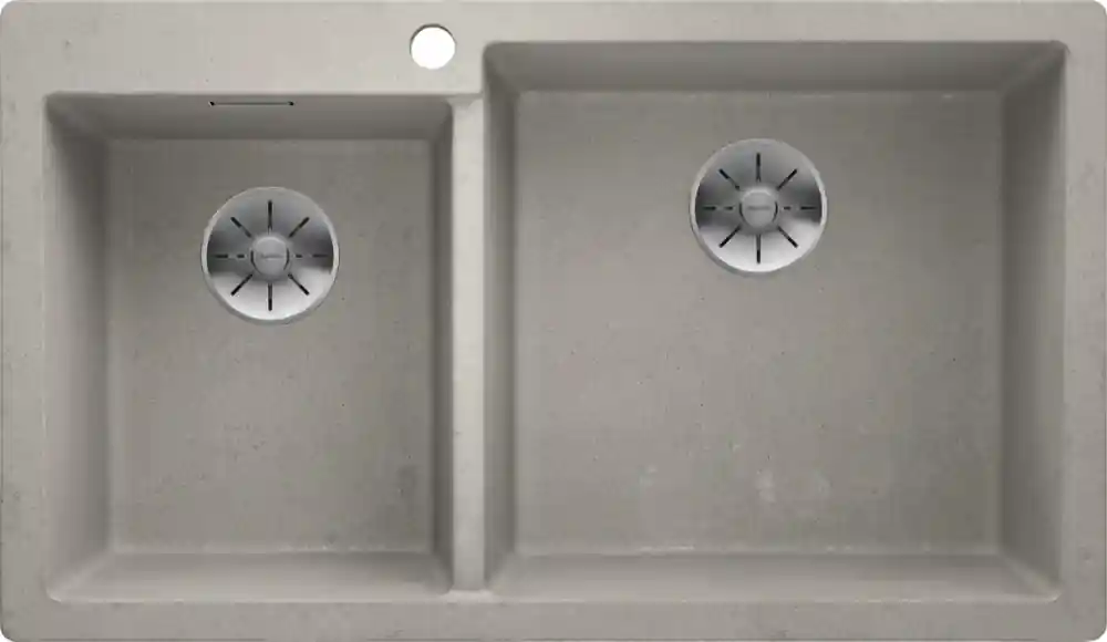 BLANCO PLEON 9 Silgranit mosogató dugókiemelő nélkül, beton-style 525310Blanco Prémium