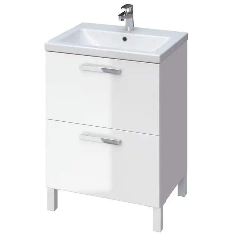 Alacsony ár Cersanit Melar szekrény Como 60 mosdóhoz, fehér S614-010-DSMCersanit